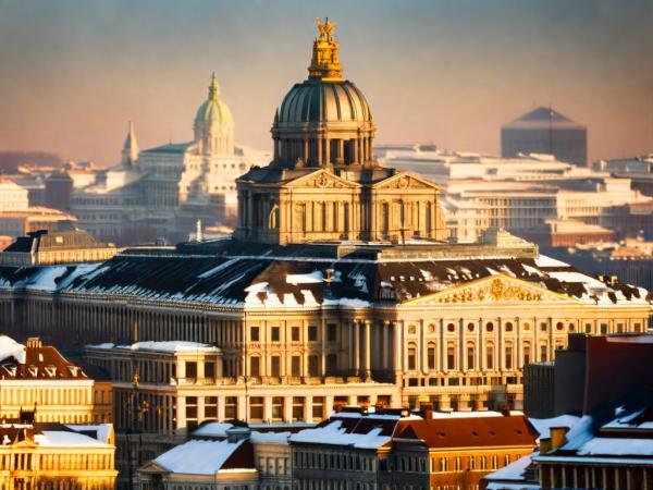Foto panorámica de Bruselas