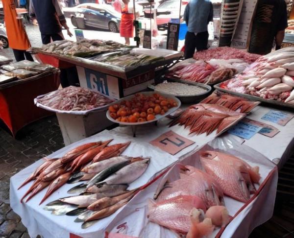 Foto del mercado de pescado