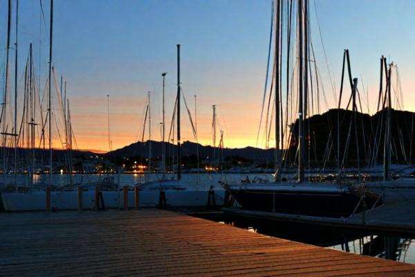 Foto del puerto de Olbia