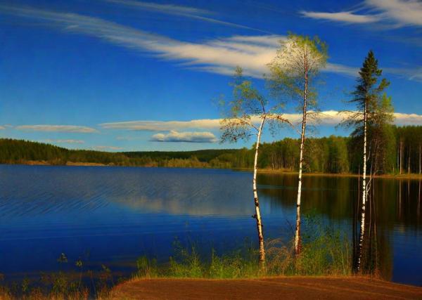 Foto del embalse de Kama