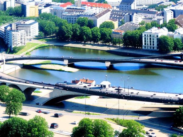 Foto panorámica de Vilnius