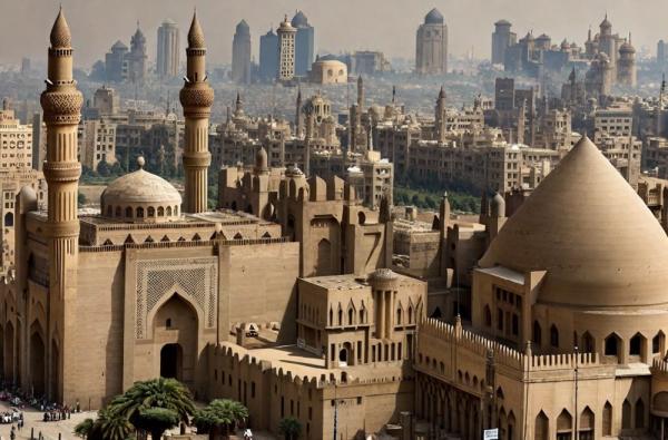 Foto panorámica de el Cairo