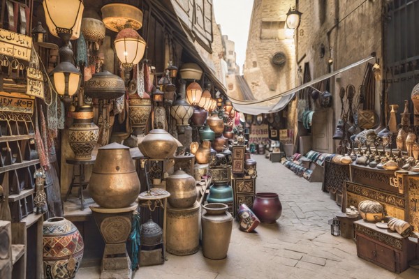 Foto del mercado de Khan al-Khalili