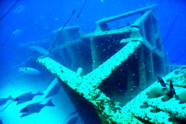 Foto del ferry hundido MS Zenobia