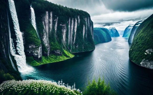 Foto del fiordo de Geiranger