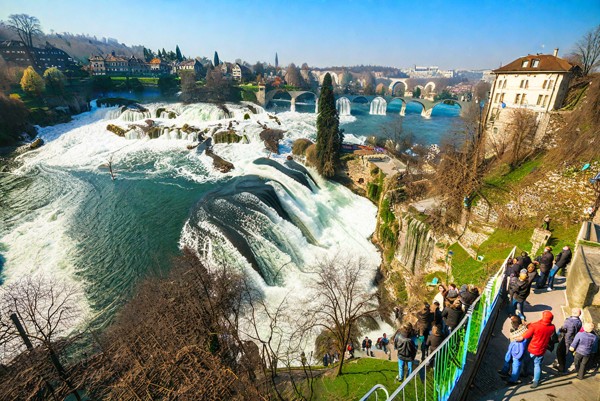 Foto de las cataratas del Rin
